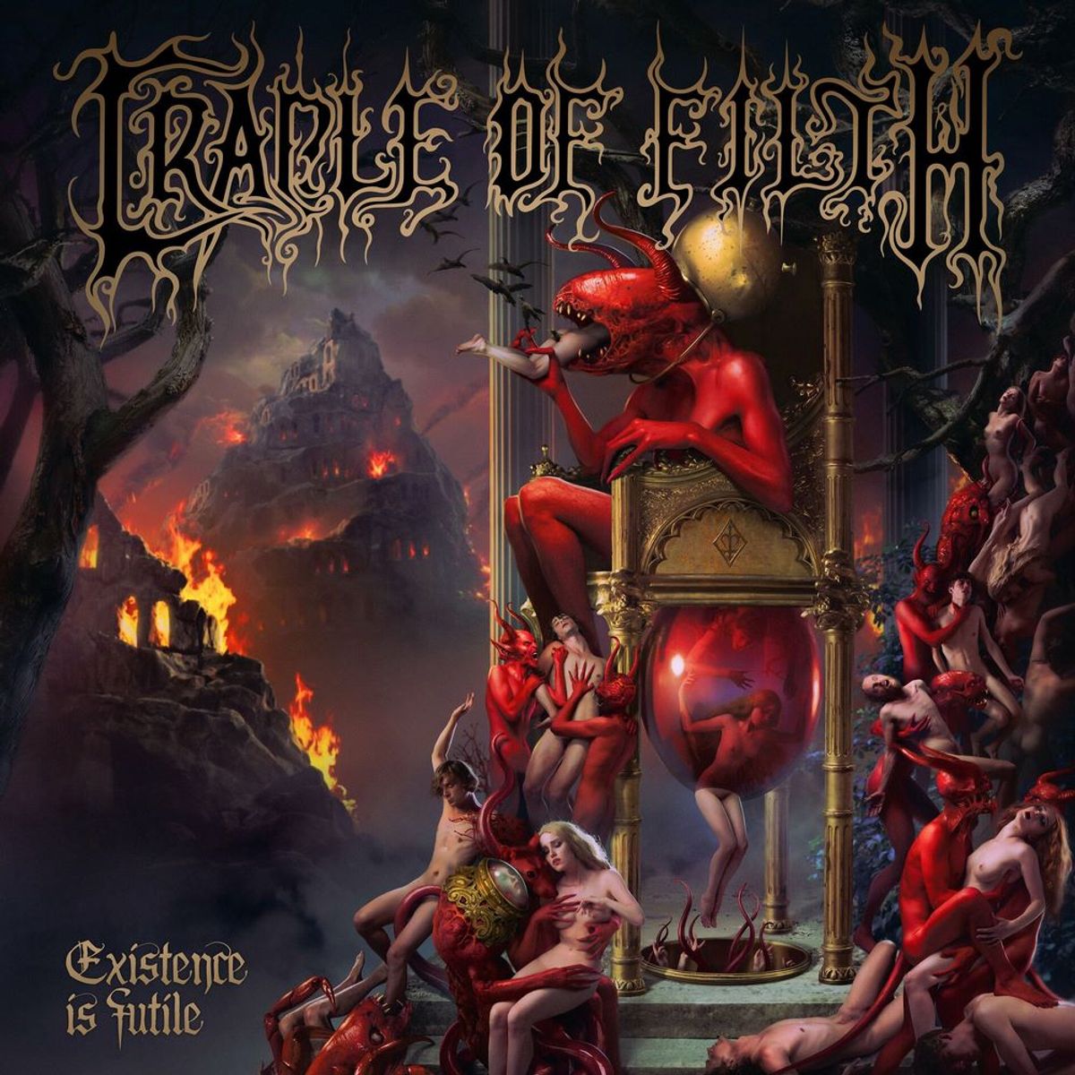 Cradle of Filth - Existence is Futile Custom Album Cover [4K]