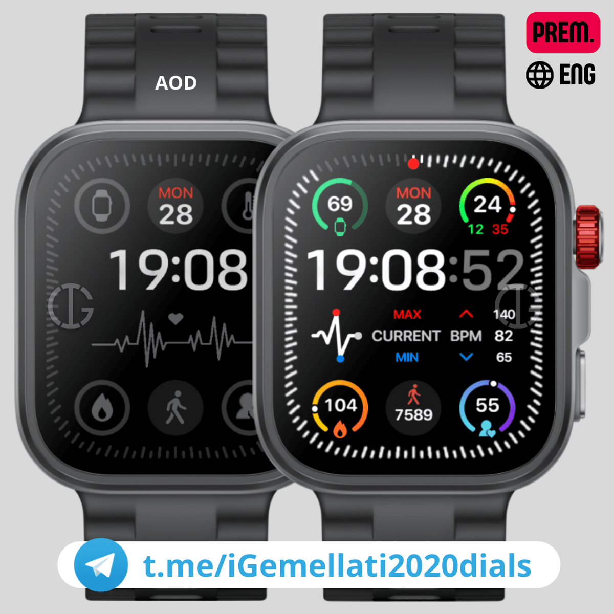 Ultra Modular (6) Watch Face Huawei Fit 3 / 4 / 4 Pro