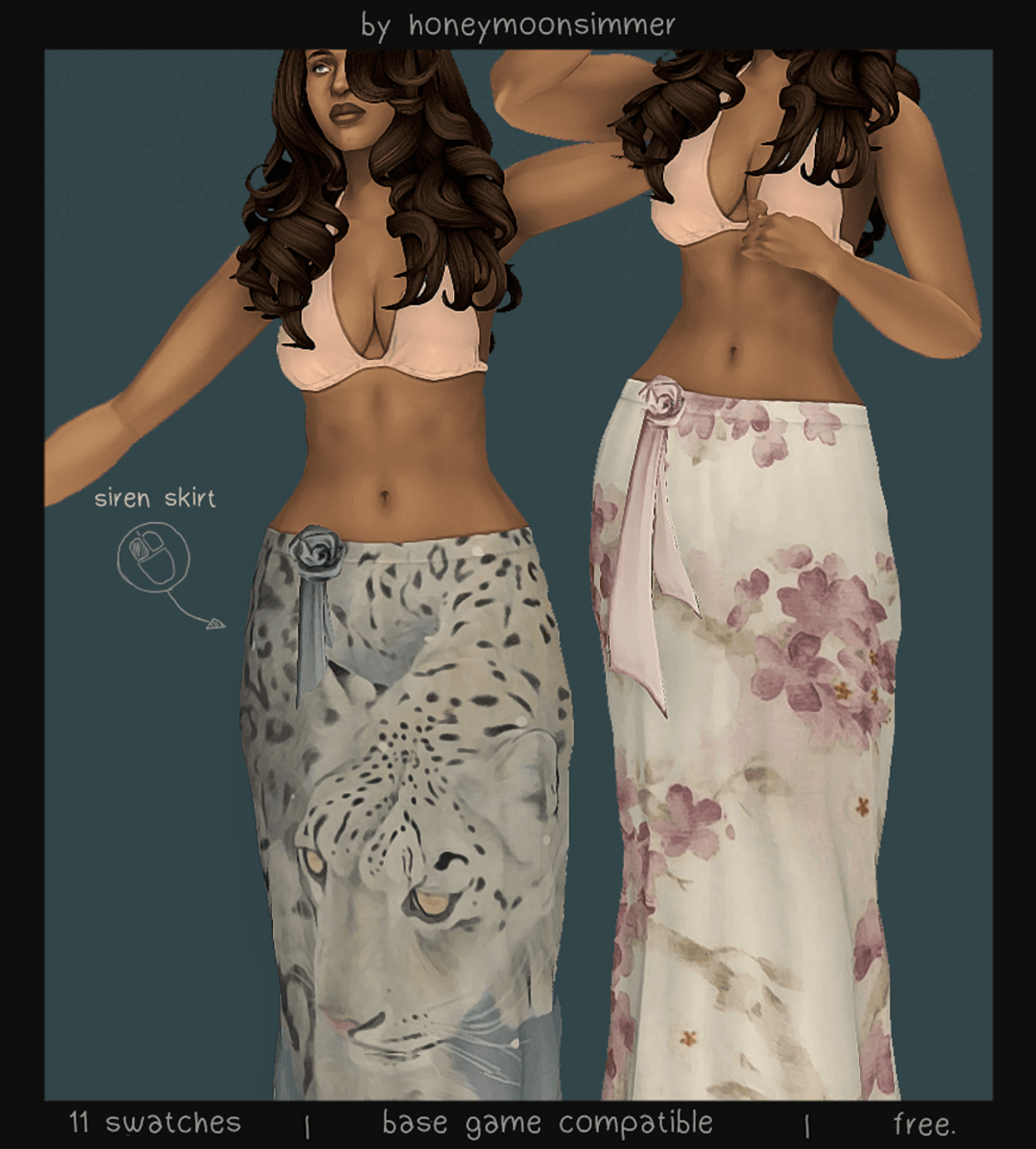 siren skirt by honeymoonsimmer 🐚 ྀ࿓