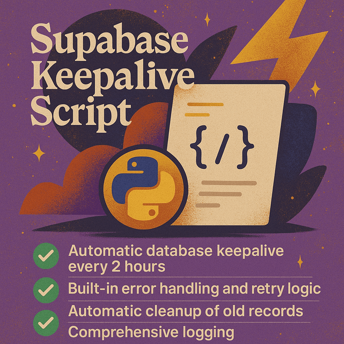 ⚡Supabase Keepalive Script
