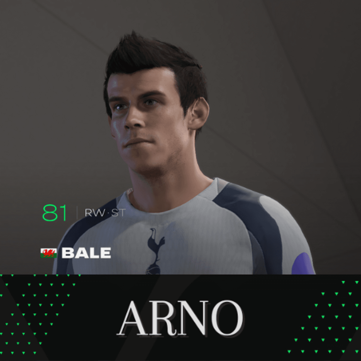 Gareth Bale Short Hair Face FC25