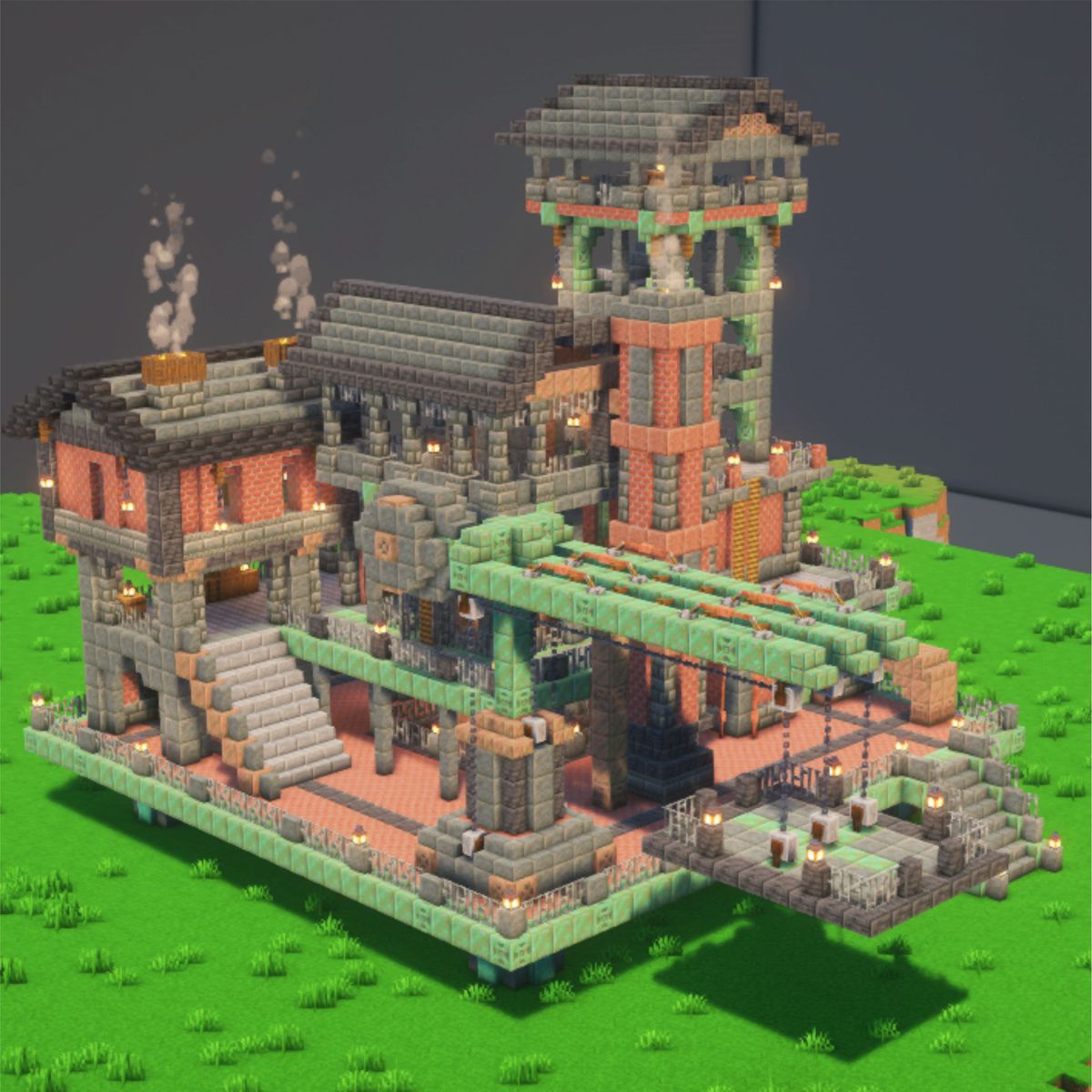 Steampunk Oil Rig