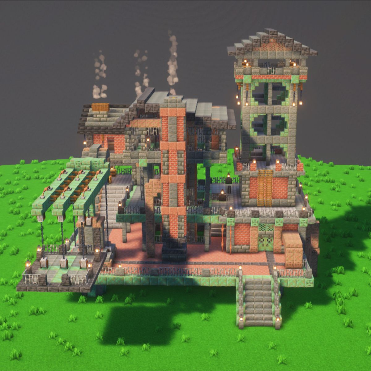 Steampunk Oil Rig