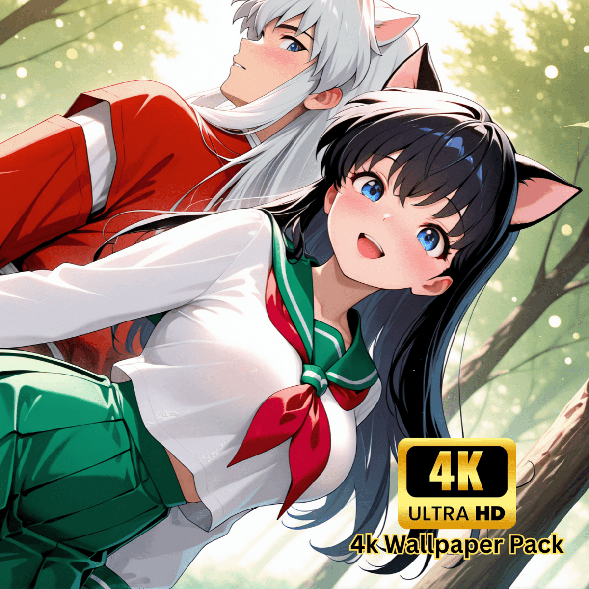 4k Wallpaper Pack (10x images) - Cosplay as Kagome from Inuyasha