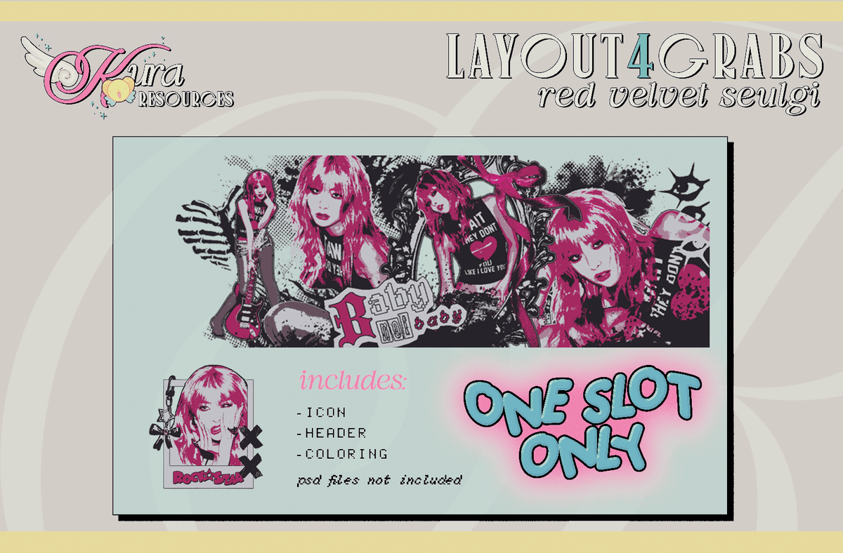 𓂅𓂅 LAYOUT O8: SEULGI RV