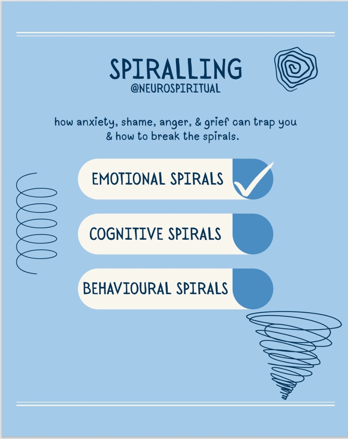 Emotional spirals