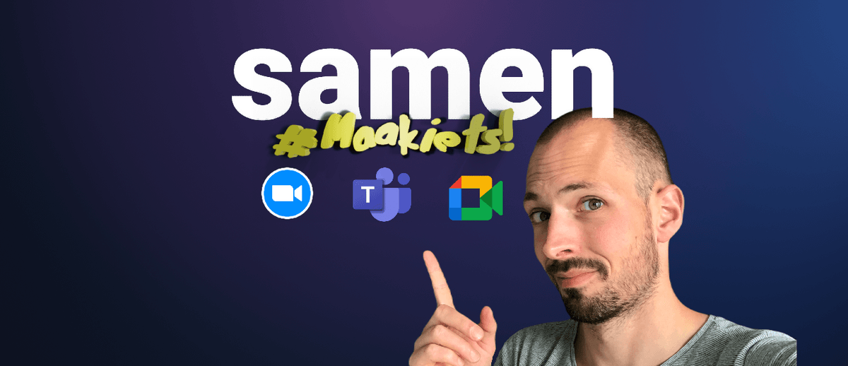 Laat me je helpen - boek een online Maakiets Meeting.
