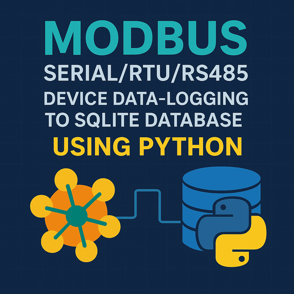 Modbus Serial/RTU/RS485 Device Data-logging to SQLite Database using Python image 1