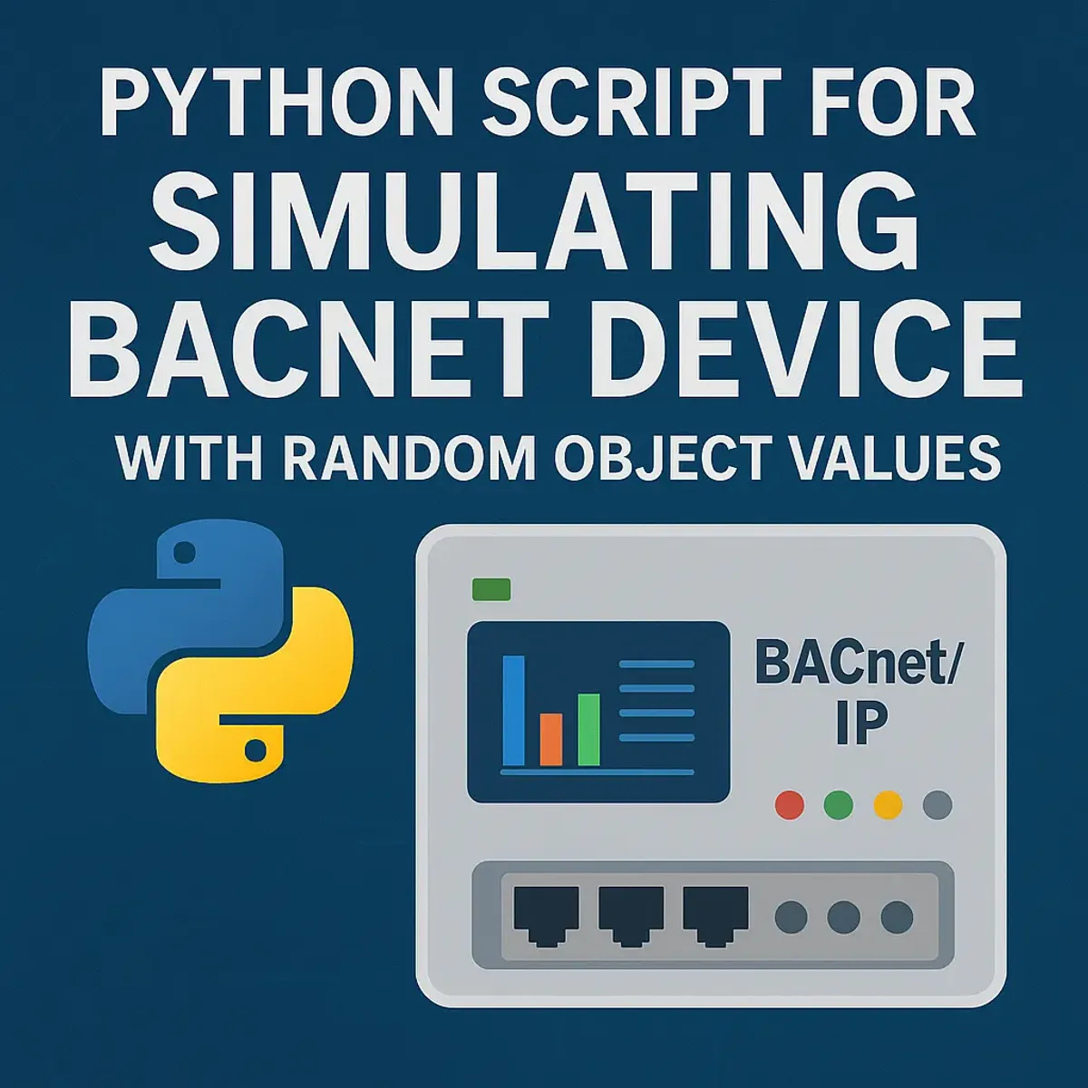 Python Script for Simulating BACnet Device with Random Object Values