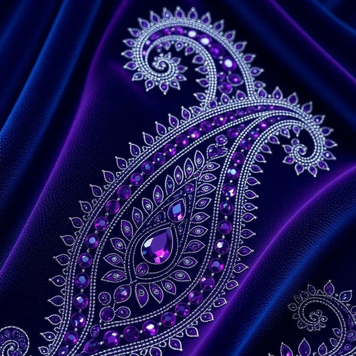 #1 Purple Paisley (10) Pictures