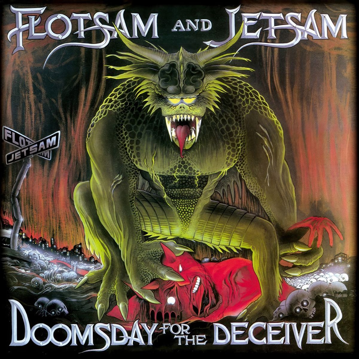 Flotsam And Jetsam - Doomsday for the Deceiver Custom Album Cover [4K]