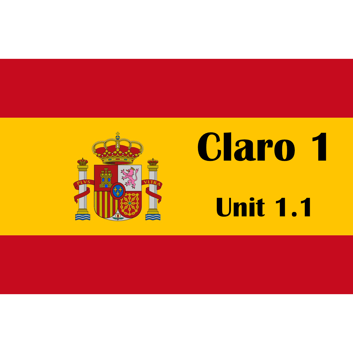 Claro 1 unit 1.1 - El espa&ntilde;ol global