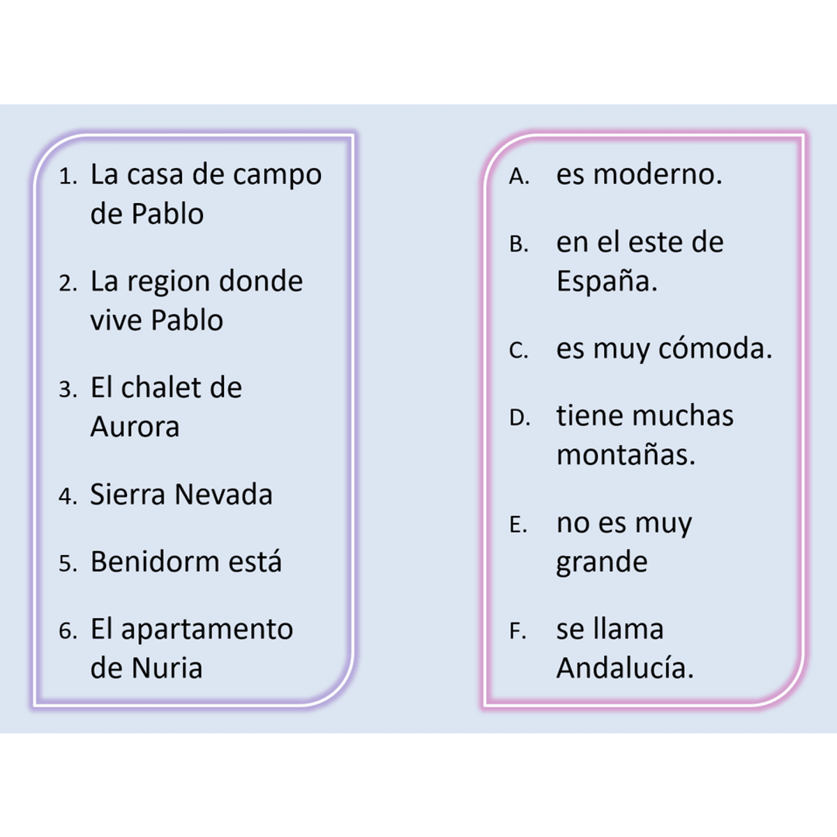 Claro 1 unit 4 - Mi casa