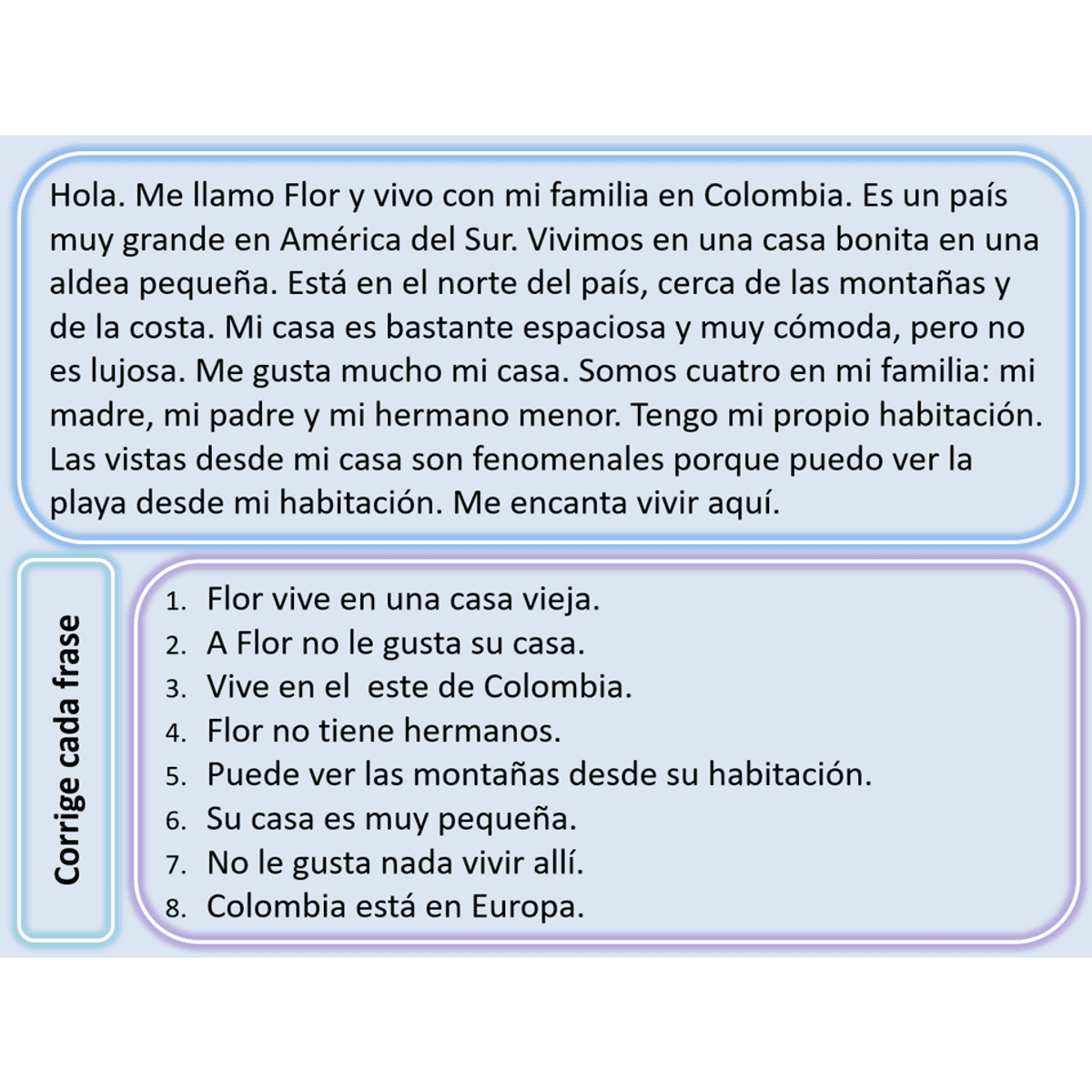 Claro 1 unit 4 - Mi casa