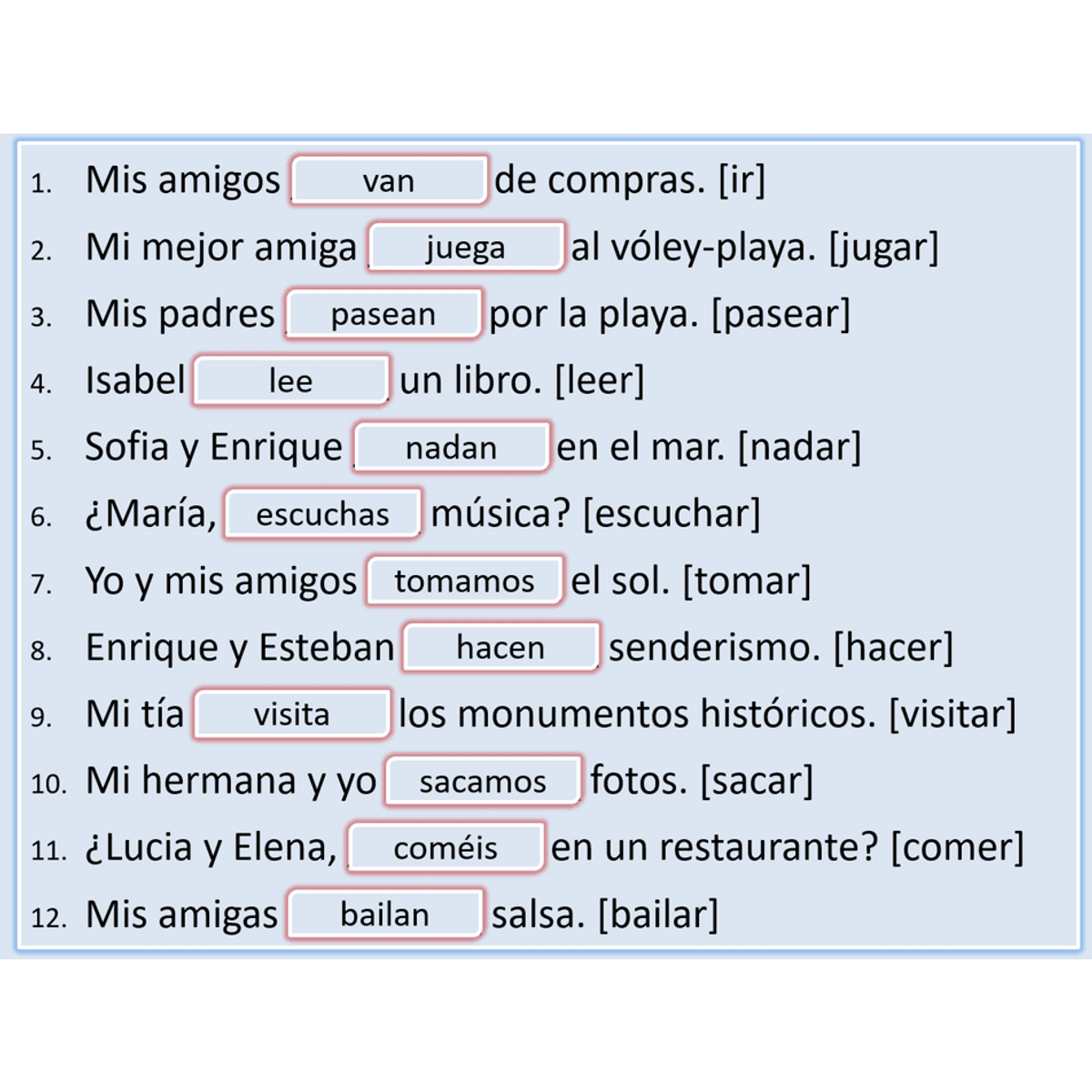 Claro 2 unit 2.2 - Tengo mucho que hacer