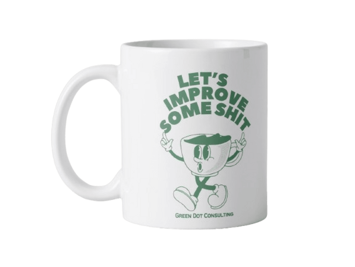 Lean Coffee Indy (Let's Improve Some Sh*t) Mug