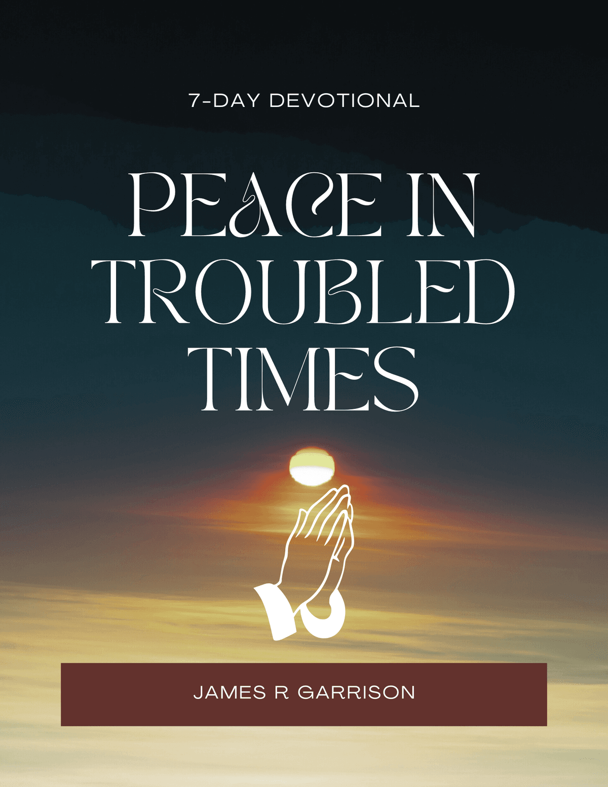 7 Day Christian Devotional | Bible Study Journal | Printable Scripture Reflections | Peace in Troubled Times | Digital Download