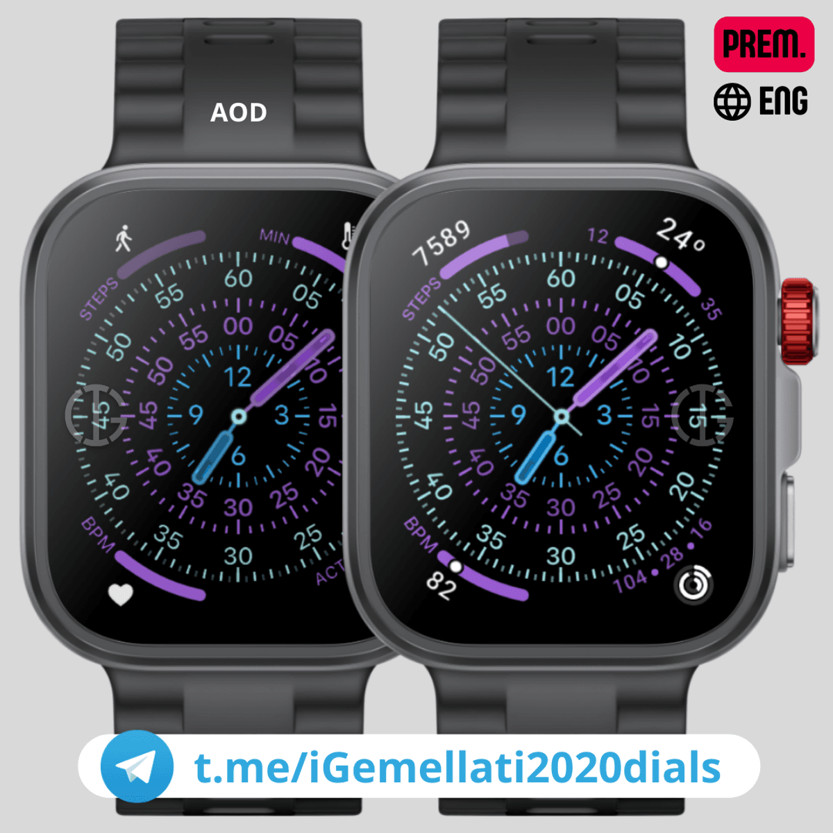 Exactograph (7) Watch Face Huawei Fit 3 / 4 / 4 Pro