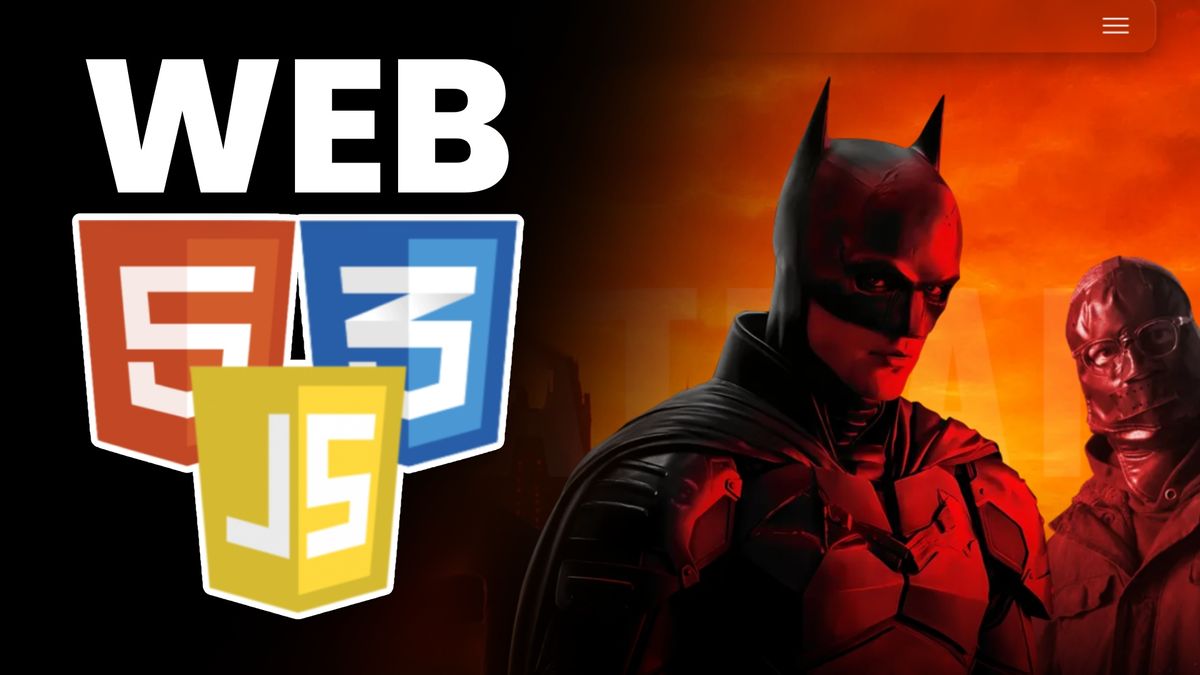 Batman Web: Desarrollando Landing Page de la Pel&iacute;cula | HTML + CSS + JS