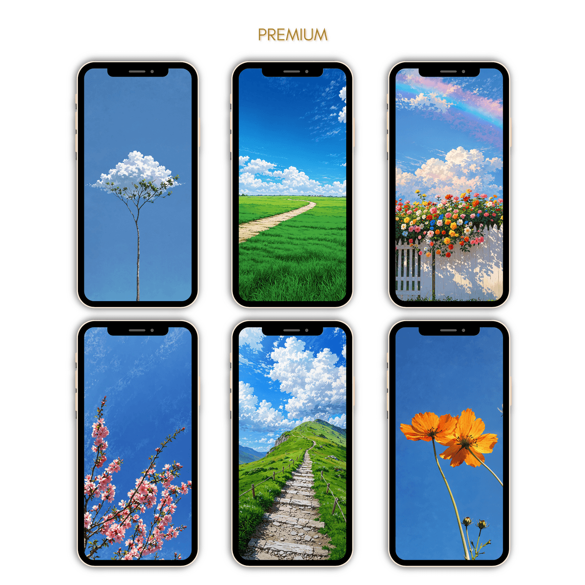 "Nature&rsquo;s Canvas in Sky " 🎨🌿☁️✨ 4k Wallpapers.
