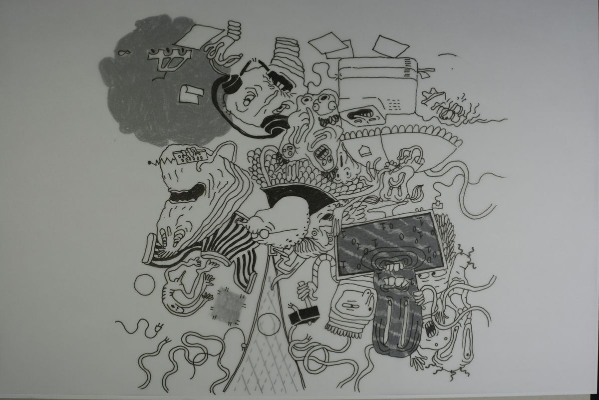Original Doodle Animation Frame(s)
