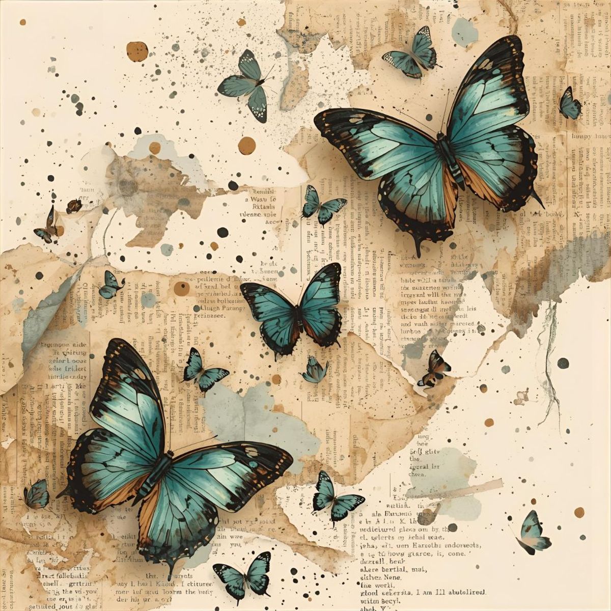 Butterfly Paper Pack - Buymeacoffee