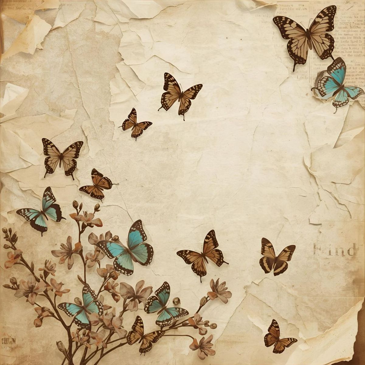 Butterfly Paper Pack - Buymeacoffee