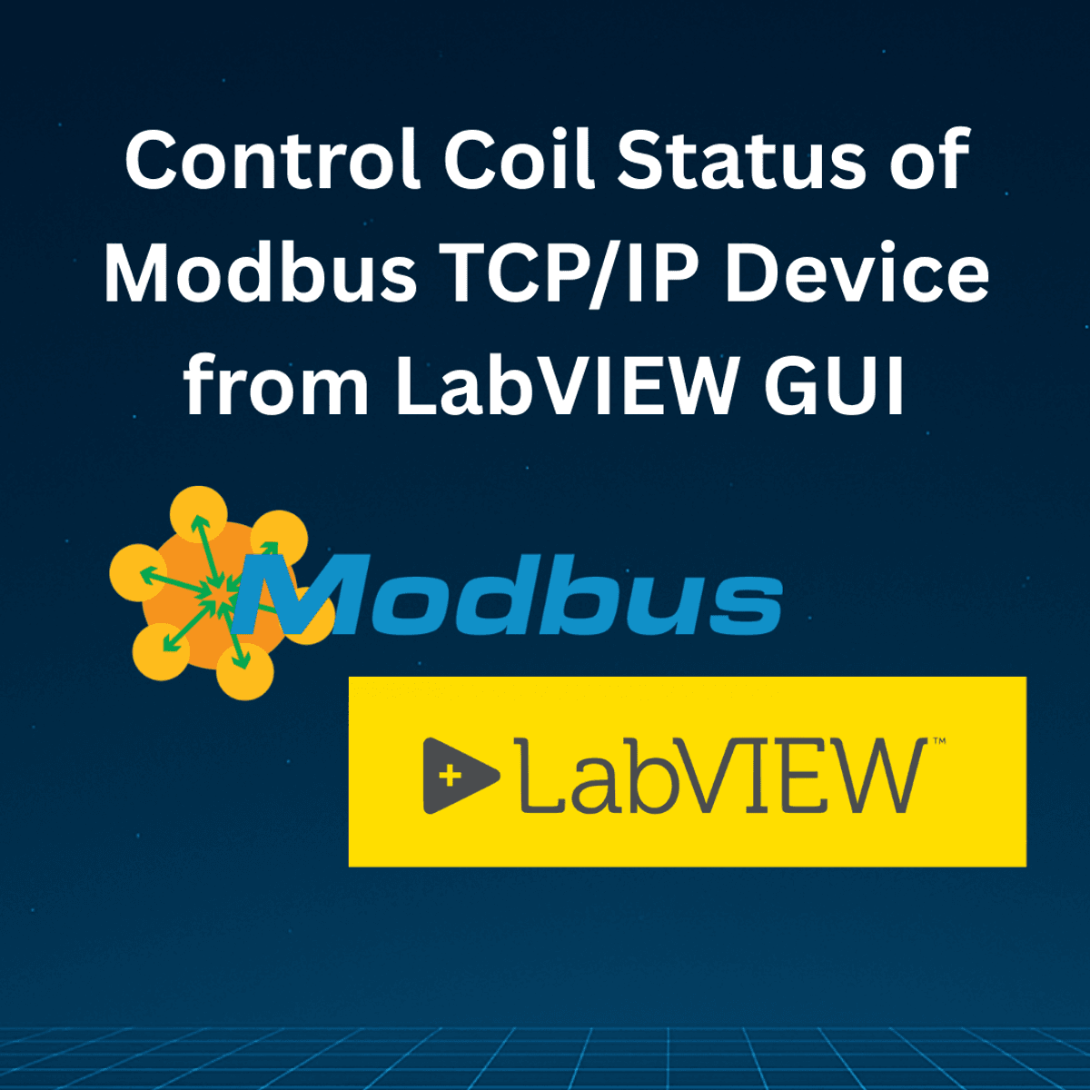 Control Coil Status of Modbus TCP/IP Device from LabVIEW GUI
