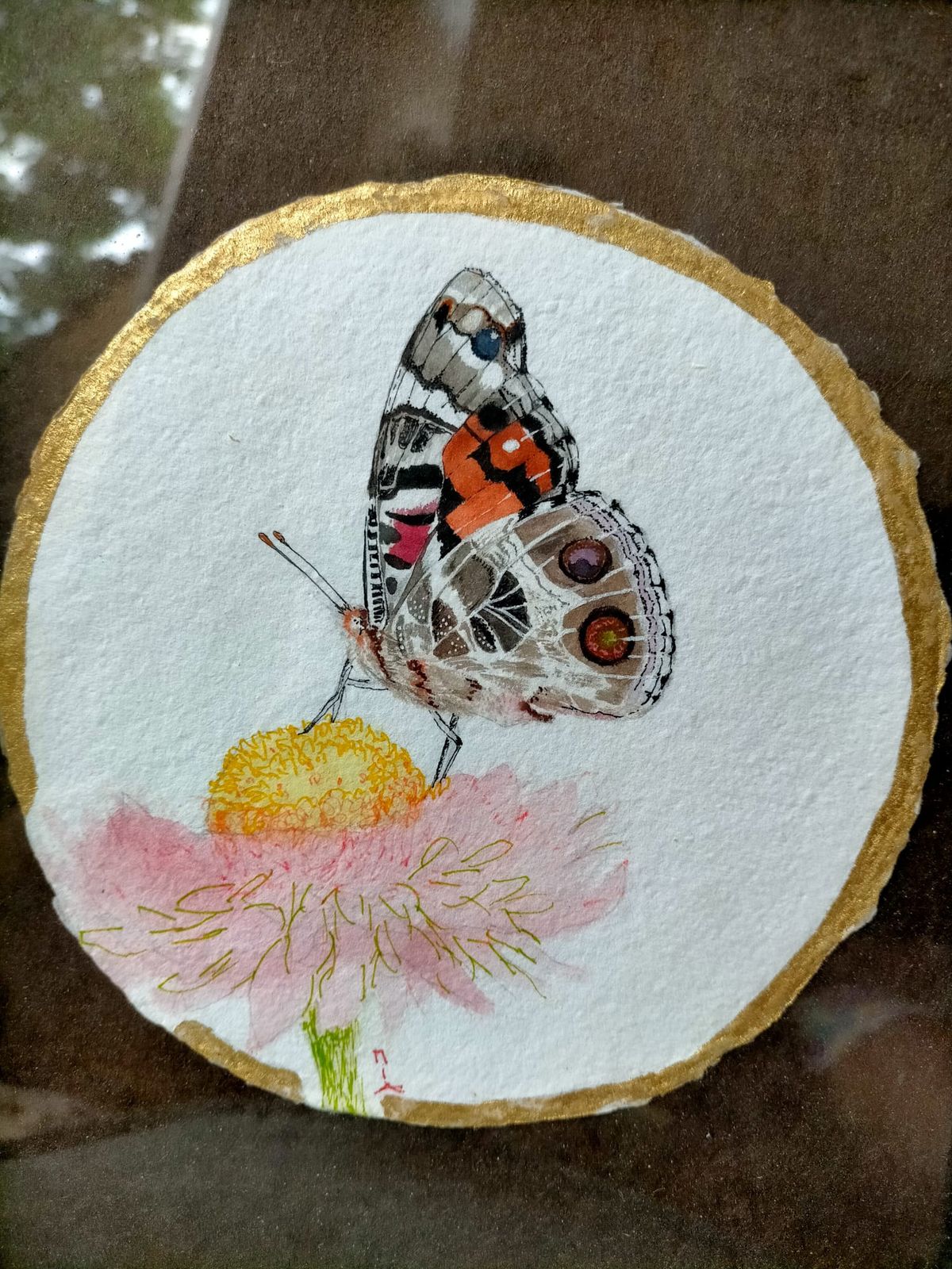 Mariposa flor