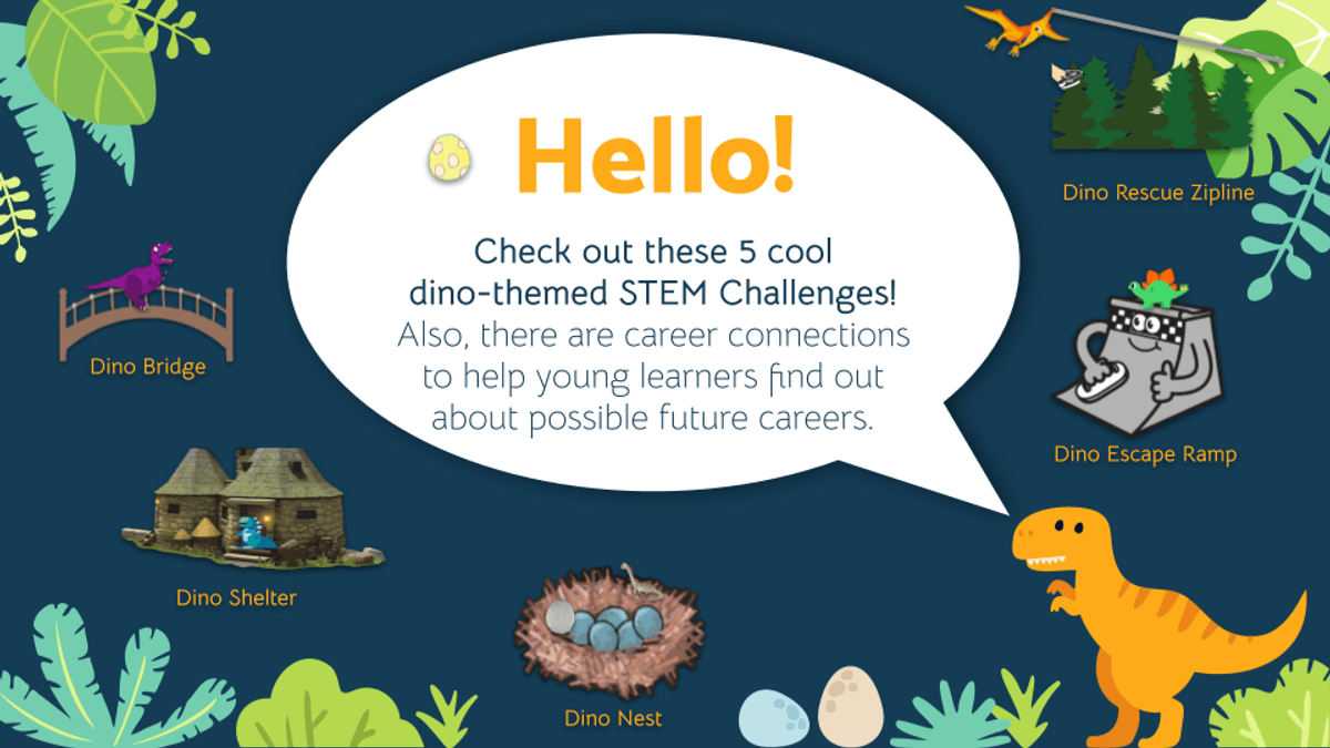 ✨🦕🦖Dino-Bundle! - 🦕2 Virtual Arcades + 🦖5 STEM Challenges + ✨Bonus: Virtual Field Trips