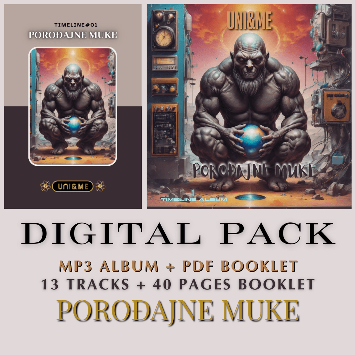 Porođajne Muke (Birth Pangs) - Digital Pack (MP3 Album + PDF Booklet)