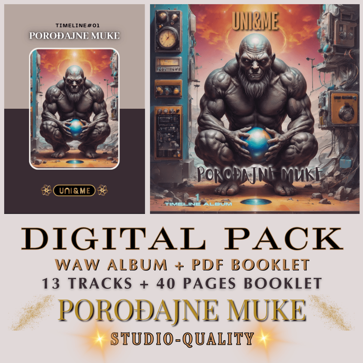 Porođajne Muke (Birth Pangs) - Digital Pack (WAV Album + PDF Booklet)