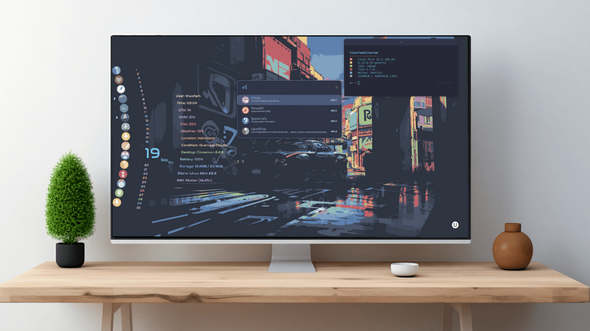 How To Customize Linux Mint Cinnamon Desktop | Curvison - Buymeacoffee