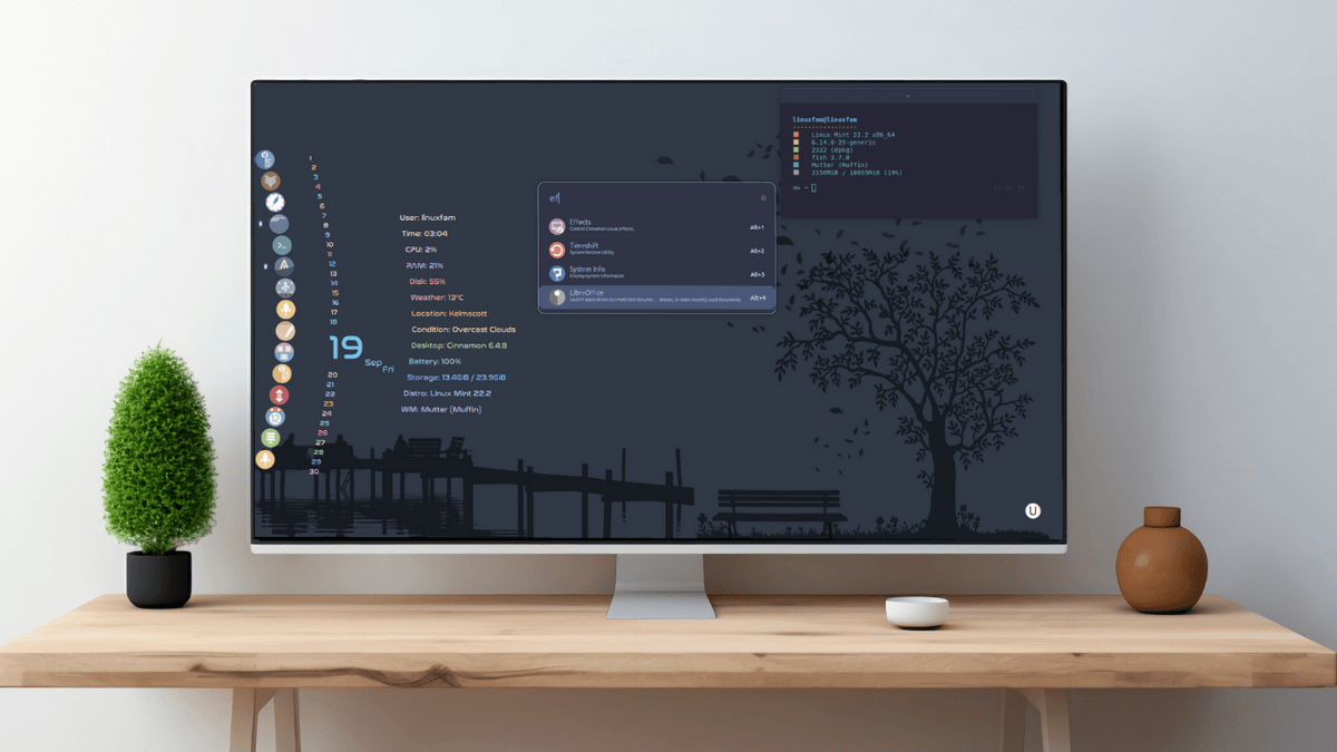 How To Customize Linux Mint Cinnamon Desktop | Curvison - Buymeacoffee