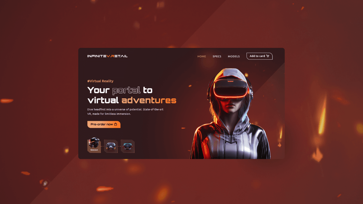 Complete Responsive Virtual Reality E-commerce Website Using HTML & CSS ...