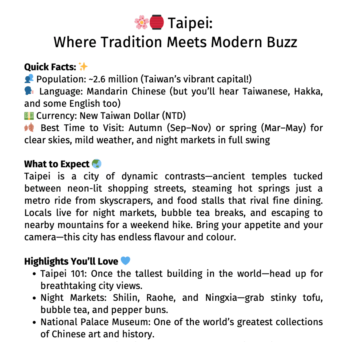 A Perfect Day in Taipei (e-book)