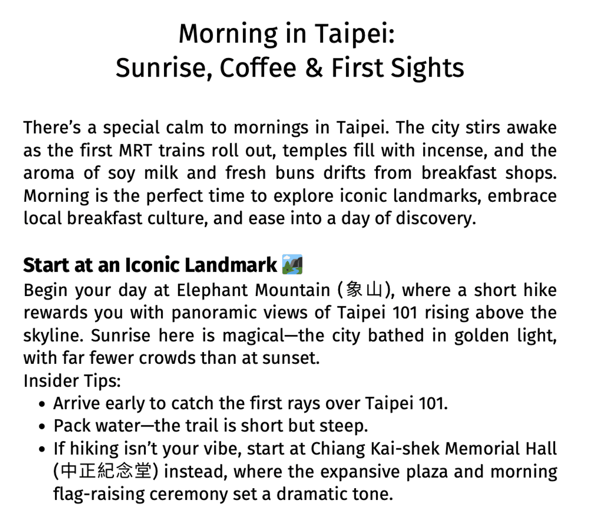 A Perfect Day in Taipei (e-book)