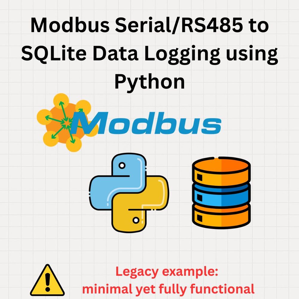 Modbus Serial/RTU/RS485 Device to SQLite Data Logger with Python image 1