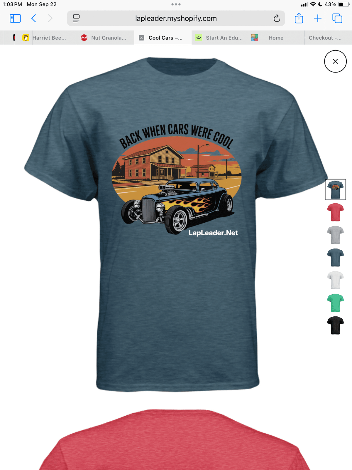 Cool Cars Tee