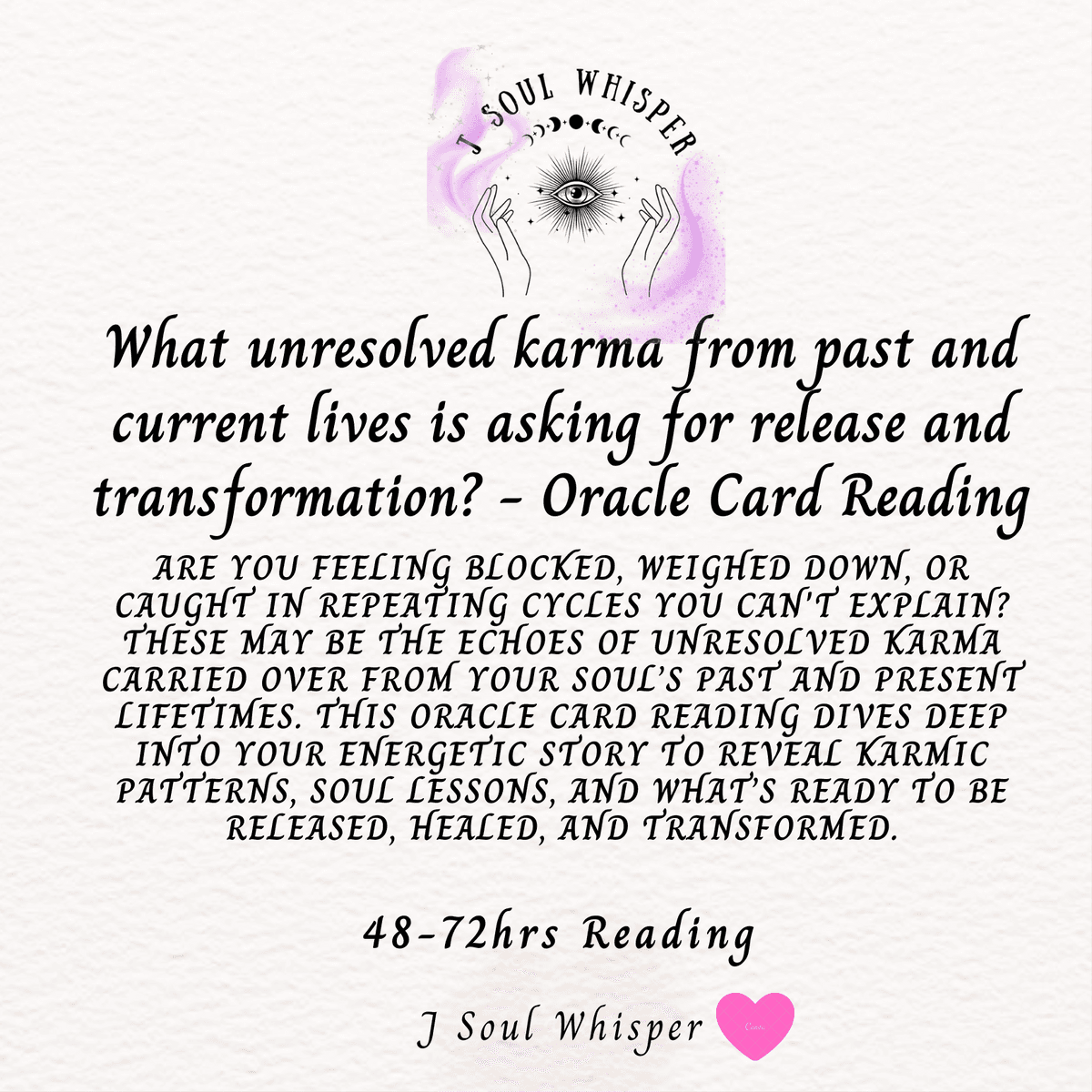What unresolved karma from past and current lives is asking for release and transformation? - Oracle Card Reading