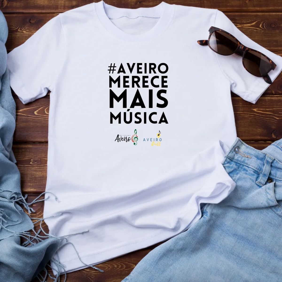 T-shirt #AveiroMereceMaisMusica