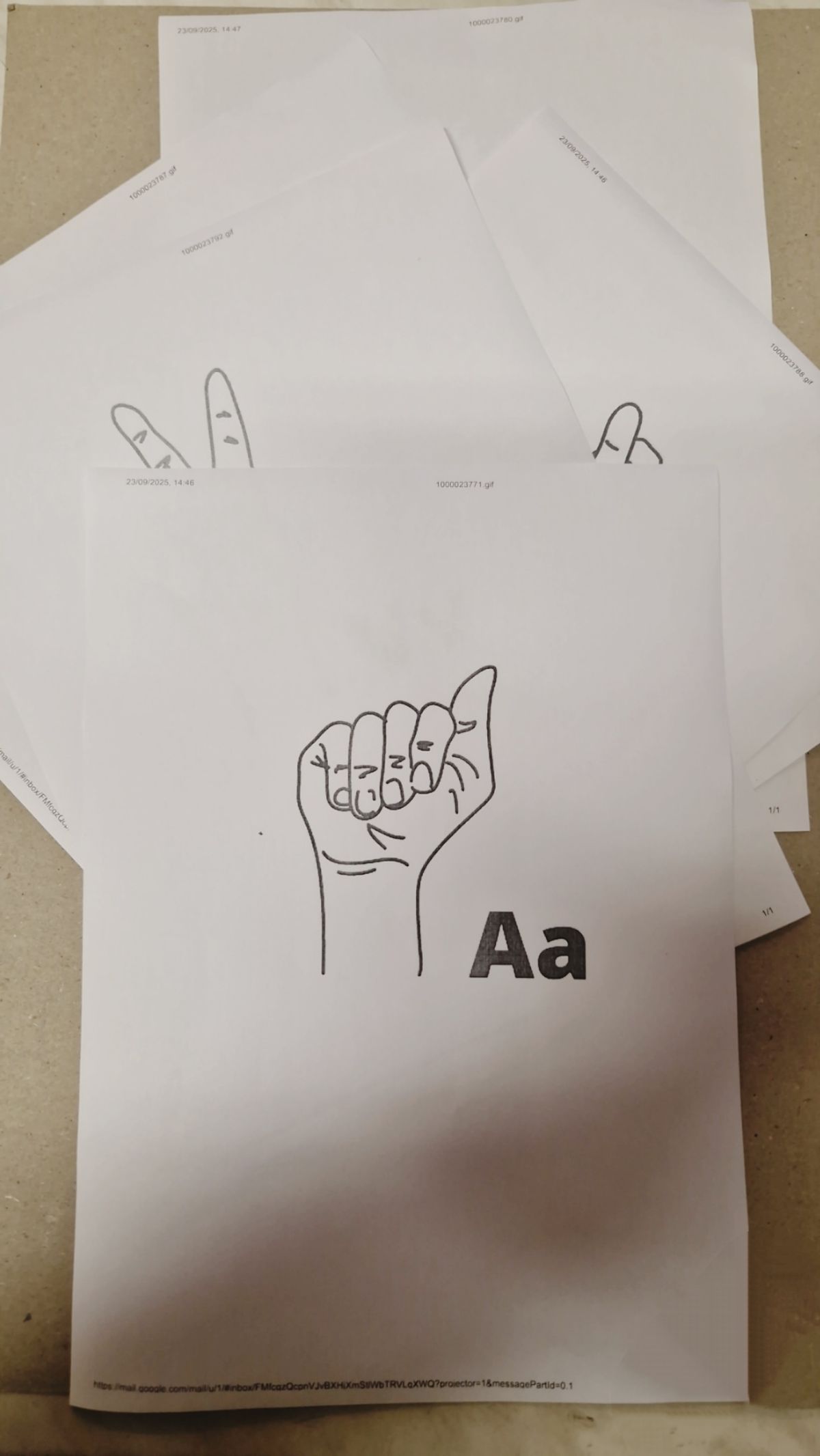 Free sign language coloring pages