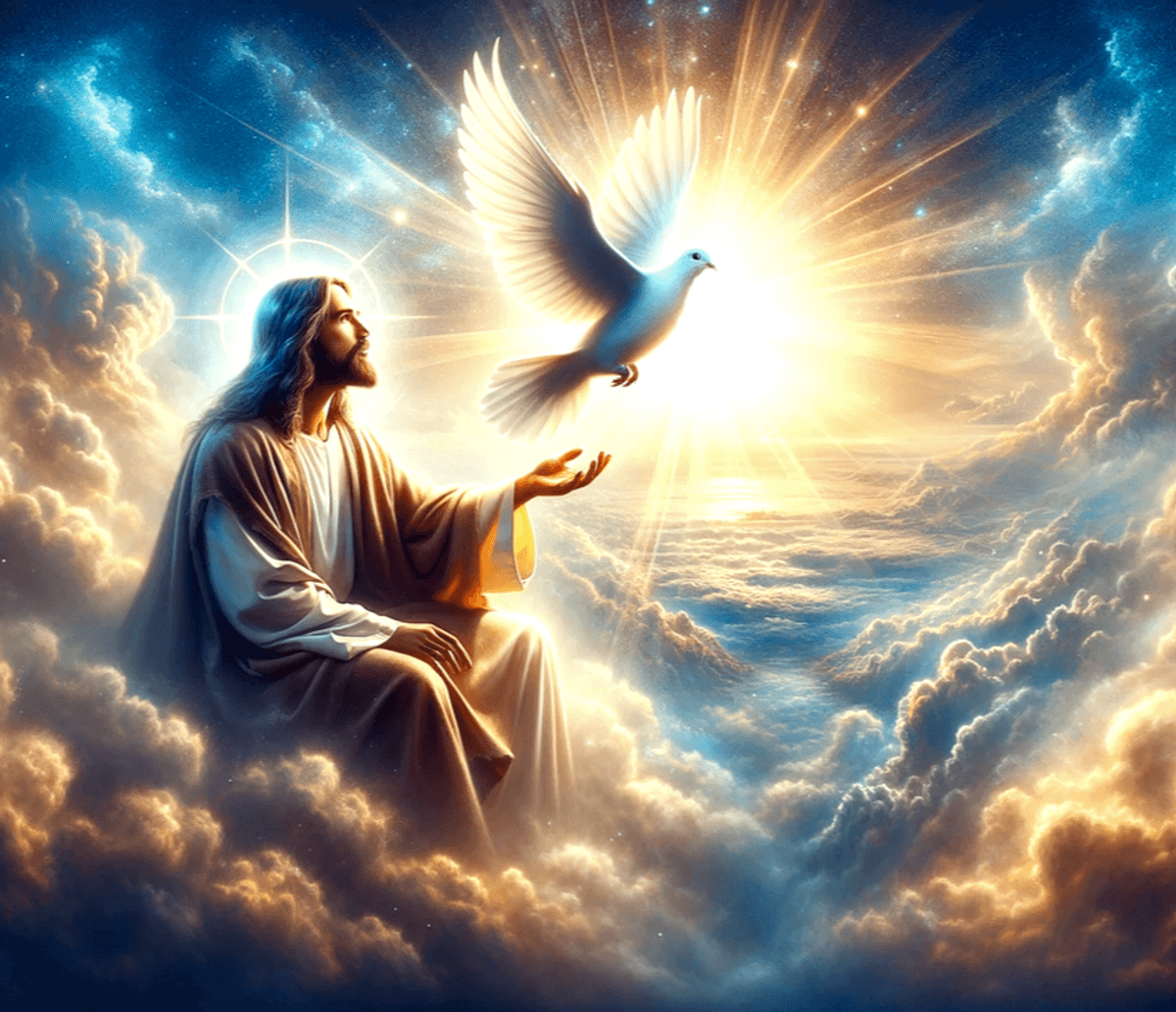 Jesus In The Clouds