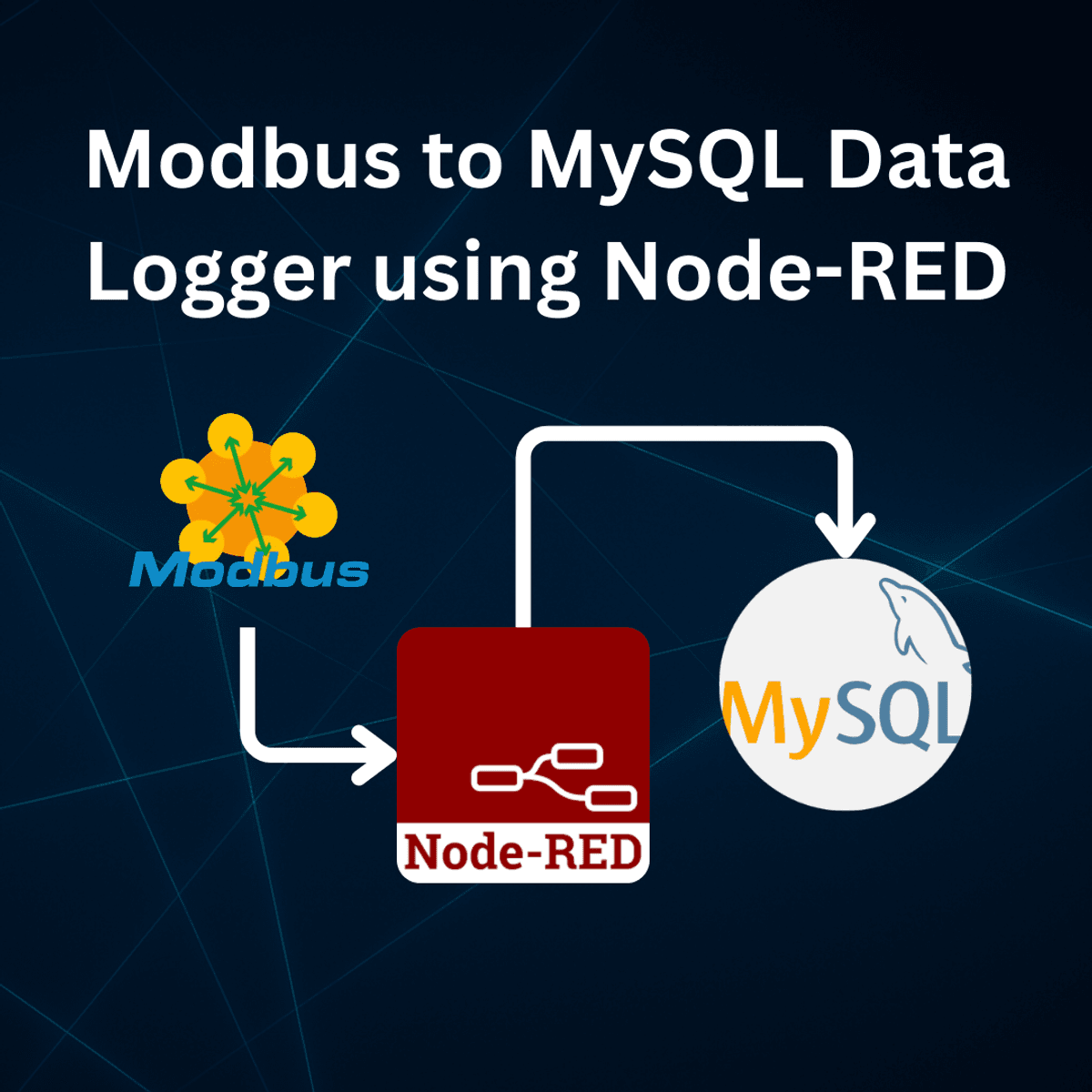 Modbus to MySQL Data Logger using Node-RED