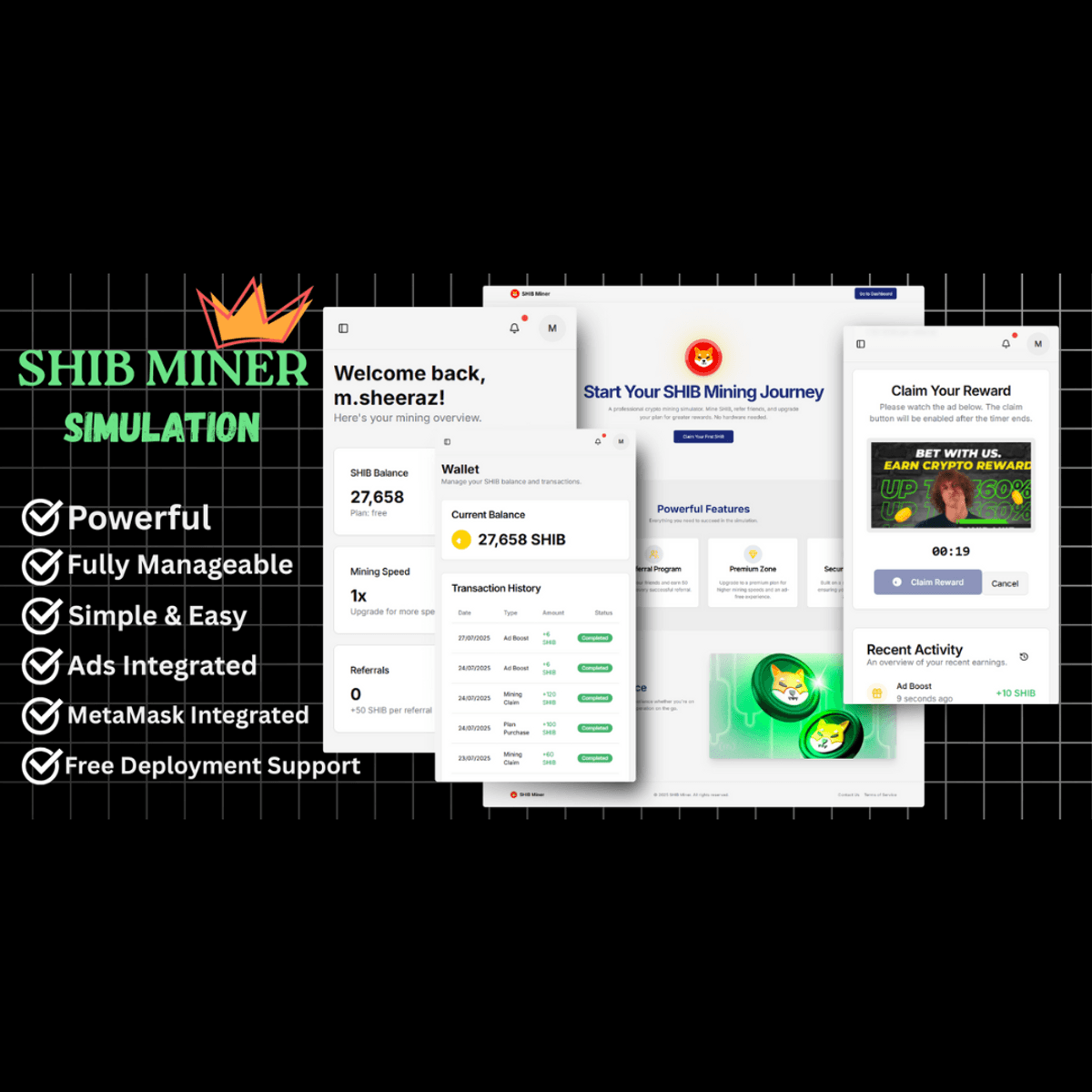 Shiba Inu Miner - Mine Shiba Inu Coins Effortlessly
