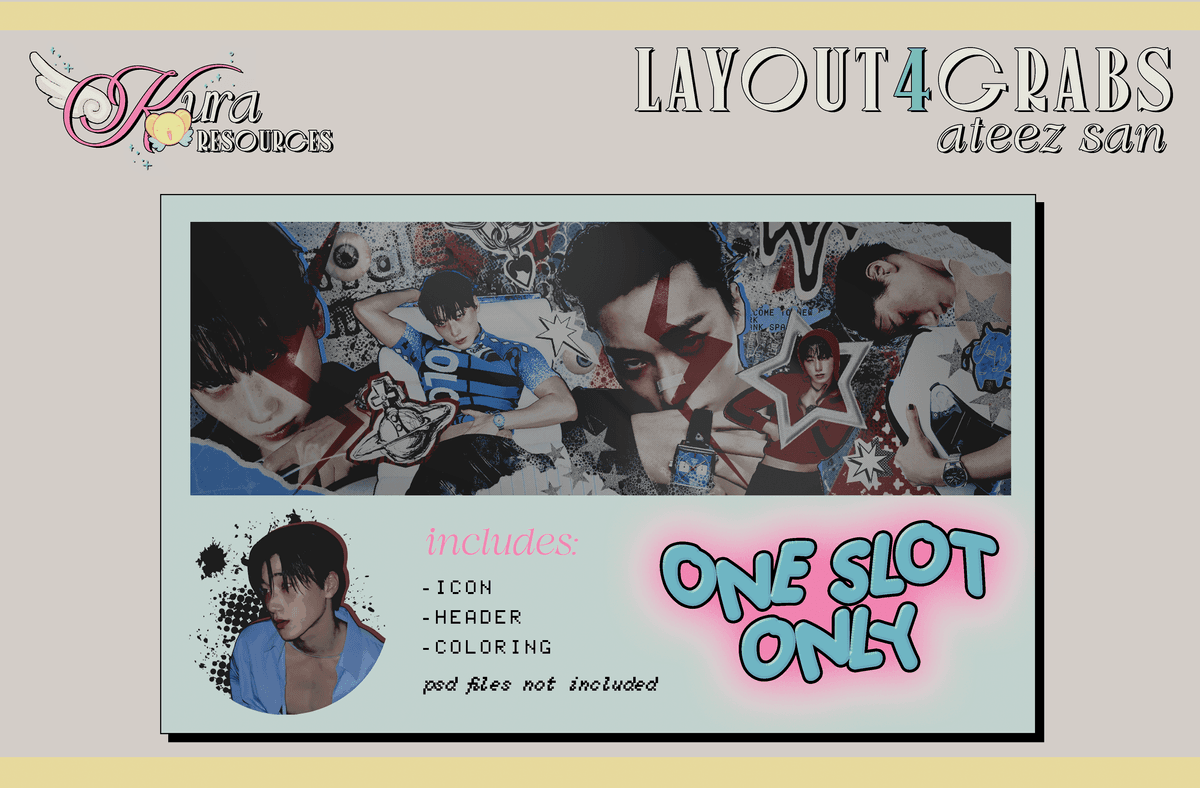 𓂅𓂅 LAYOUT 11: SAN ATEEZ