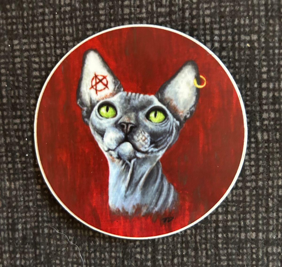 Rebel Cat Sticker