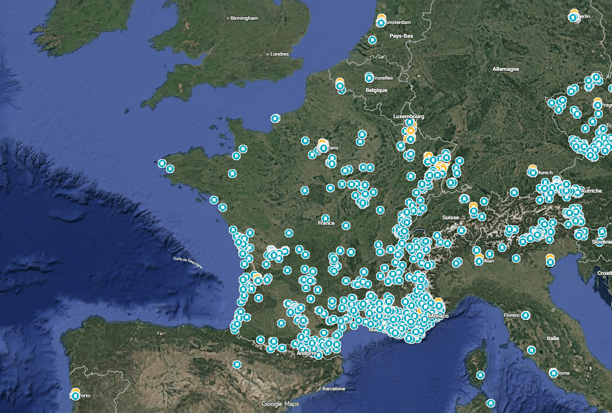 Playlist Google Maps : France (prix libre)