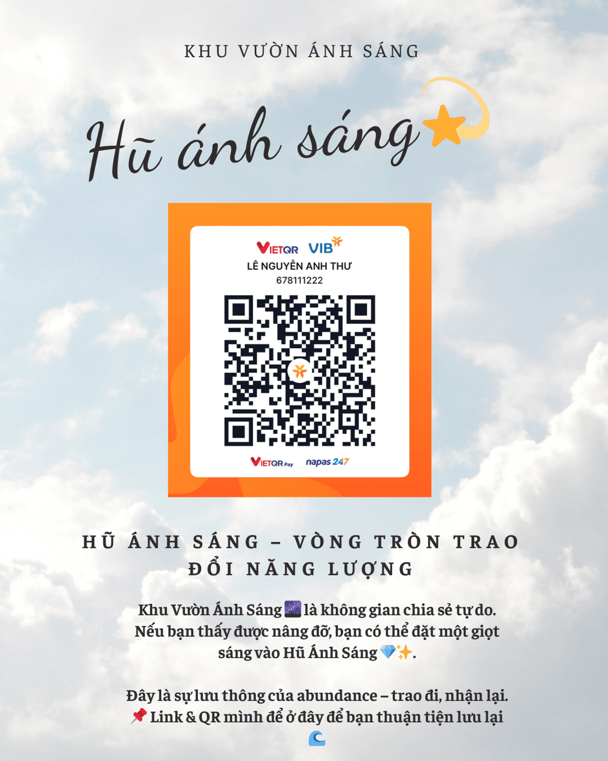 🌼 Gieo Hũ &Aacute;nh S&aacute;ng tại đ&acirc;y 💎