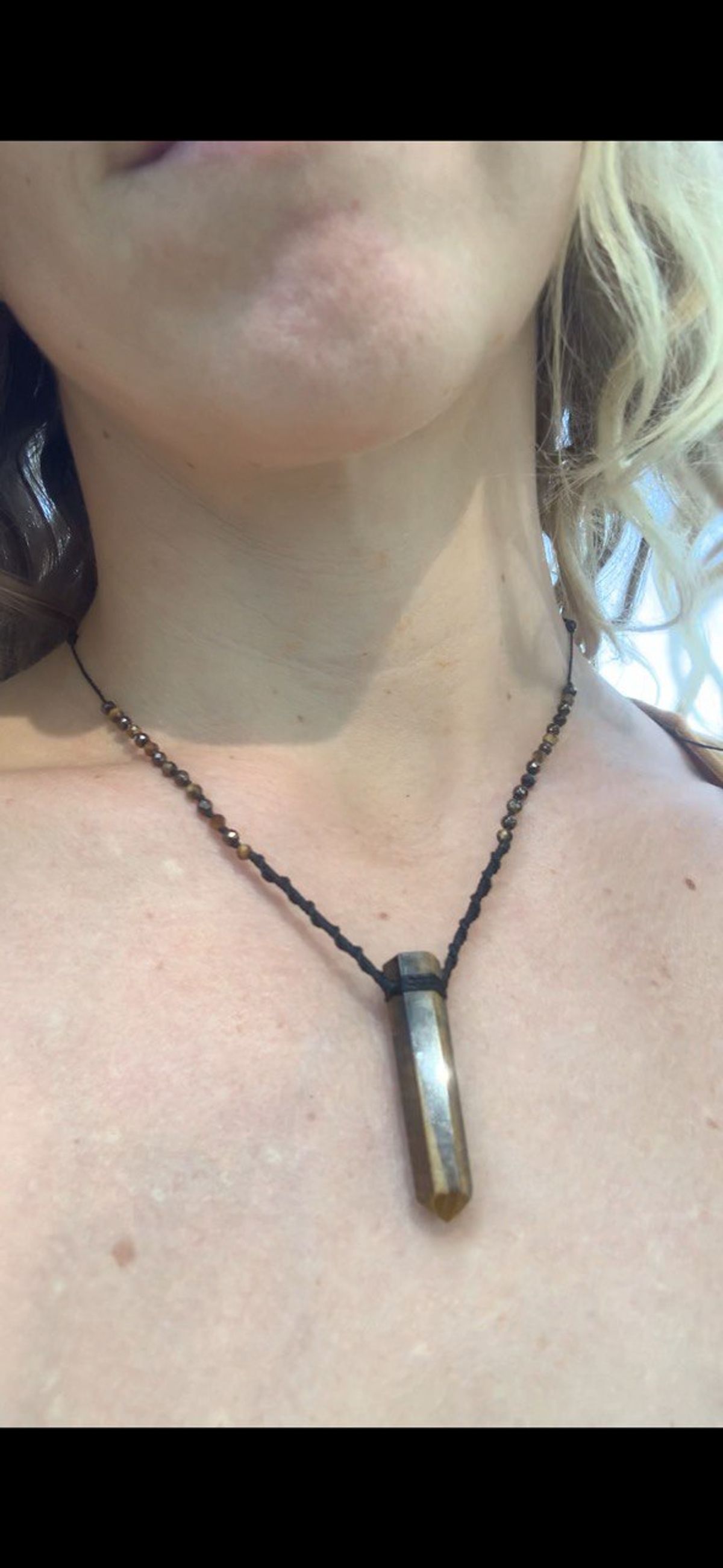 Soulmade Unique Macramé Tiger Eye Necklace